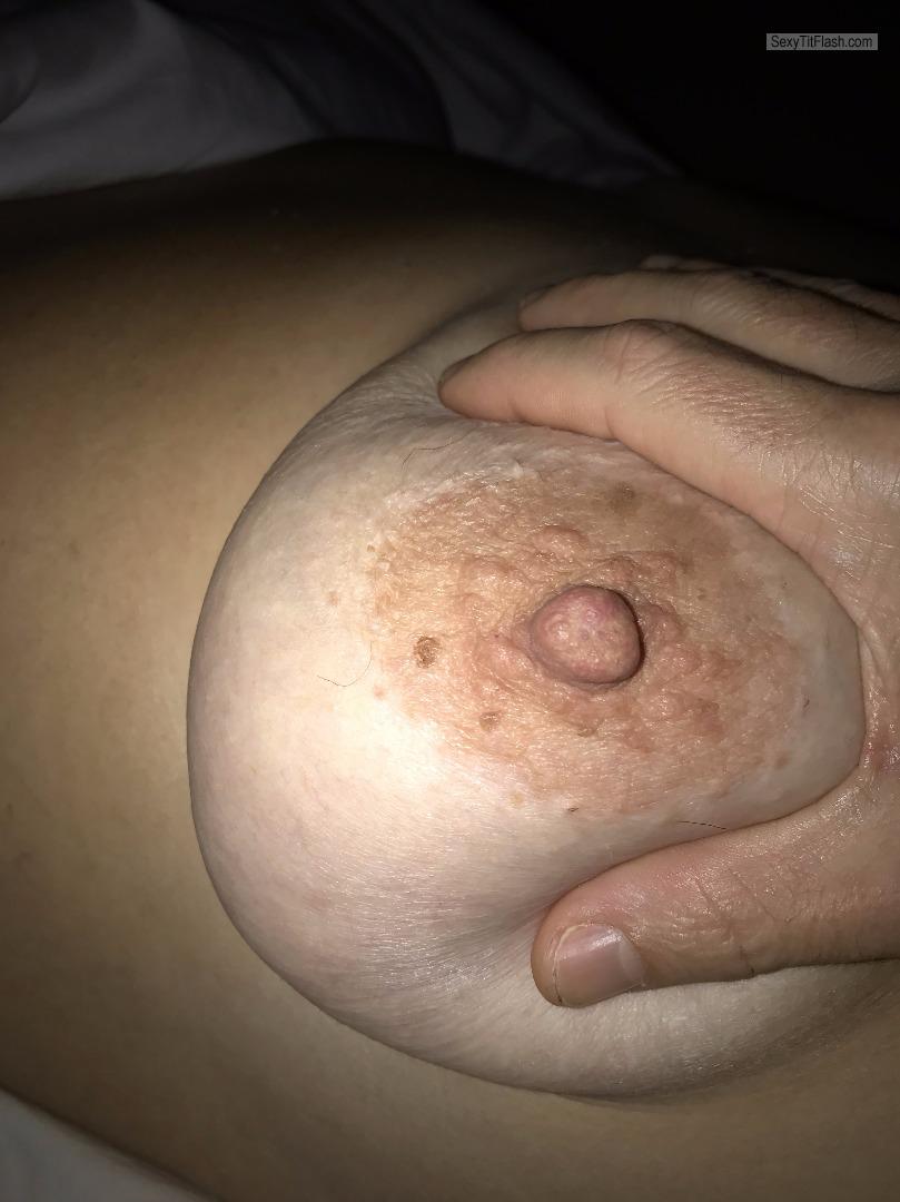 Tit Flash: My Very Big Tits - Angie from United States